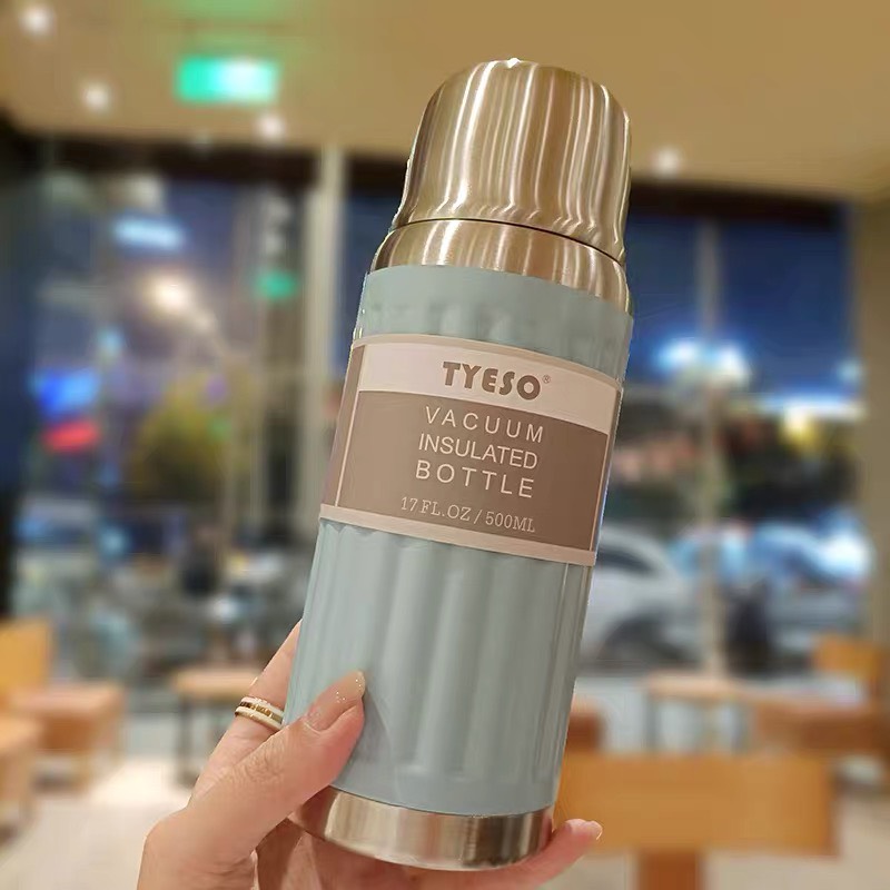 BÌNH GIỮ NHIỆT TYESO NẮP INOX 750ML
