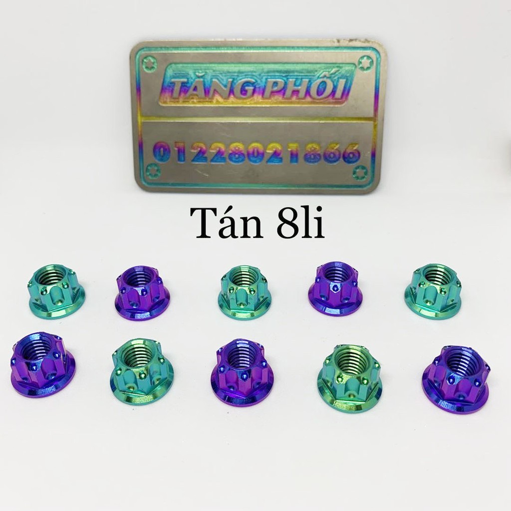 1 con Tán 8 ly Titan Gr5 cho cùi dĩa xe Wave  Dream  Ex135 Ex150   tán treo pô