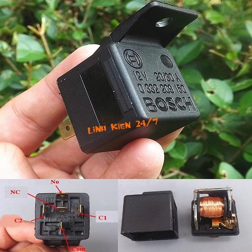 RELAY BO SCH 12V 20A/30A 5 CHÂN