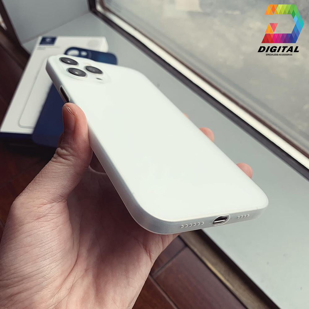 Combo 2 Ốp Lưng Trong Nhám Unibody iPhone 12 PRO MAX Siêu Mỏng