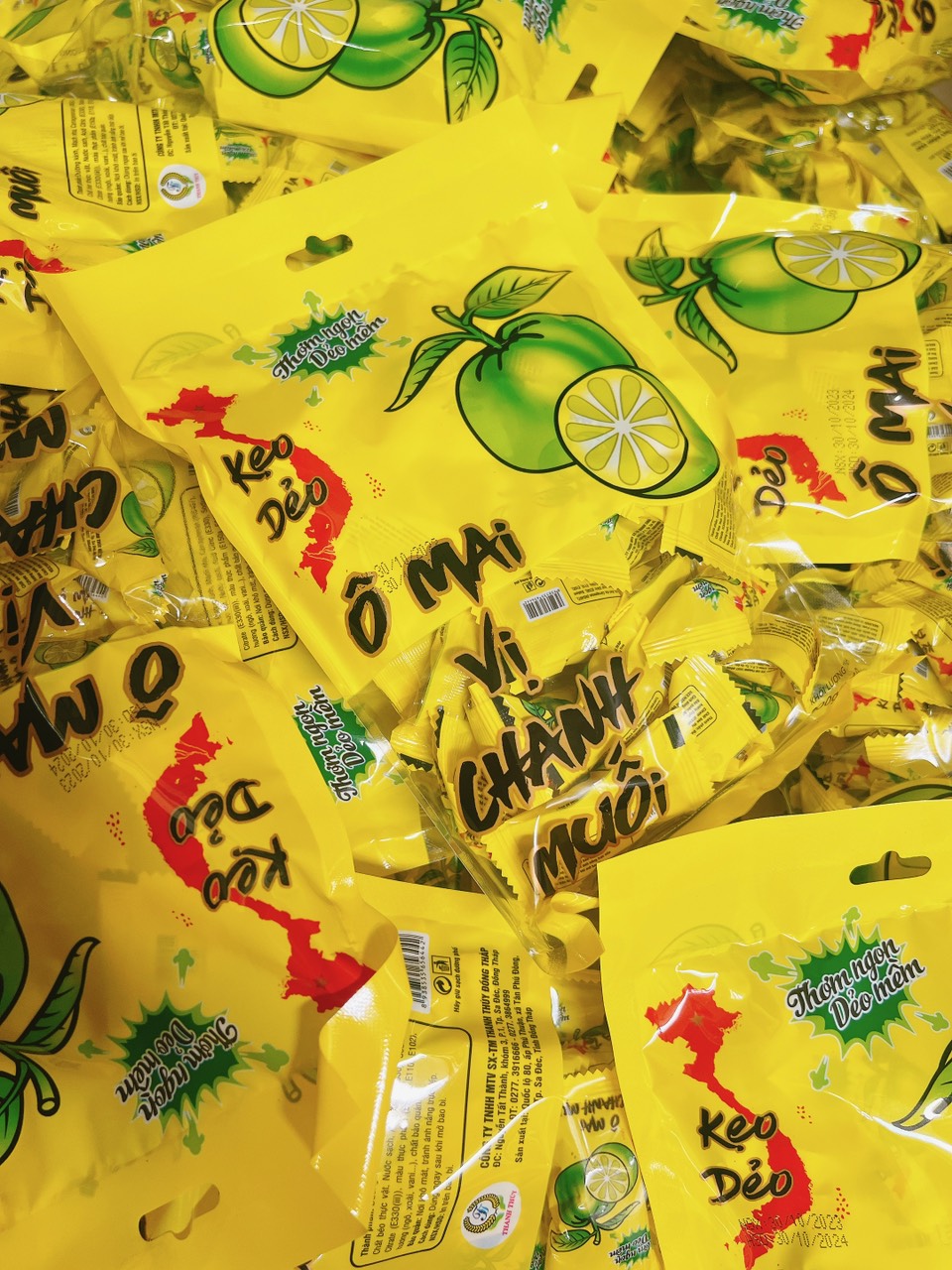 Kẹo ô mai chanh muối 200g/gói