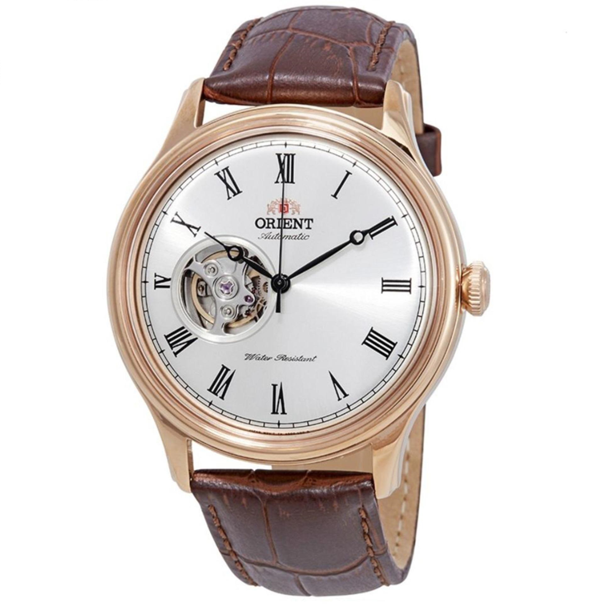 { RẺ VÔ ĐỐI }{ BẢO TÍN ĐỒNG HỒ SHOP SỊN LAZADA }  Đồng hồ nam dây da Orient Caballero { orient patek seiko sk }