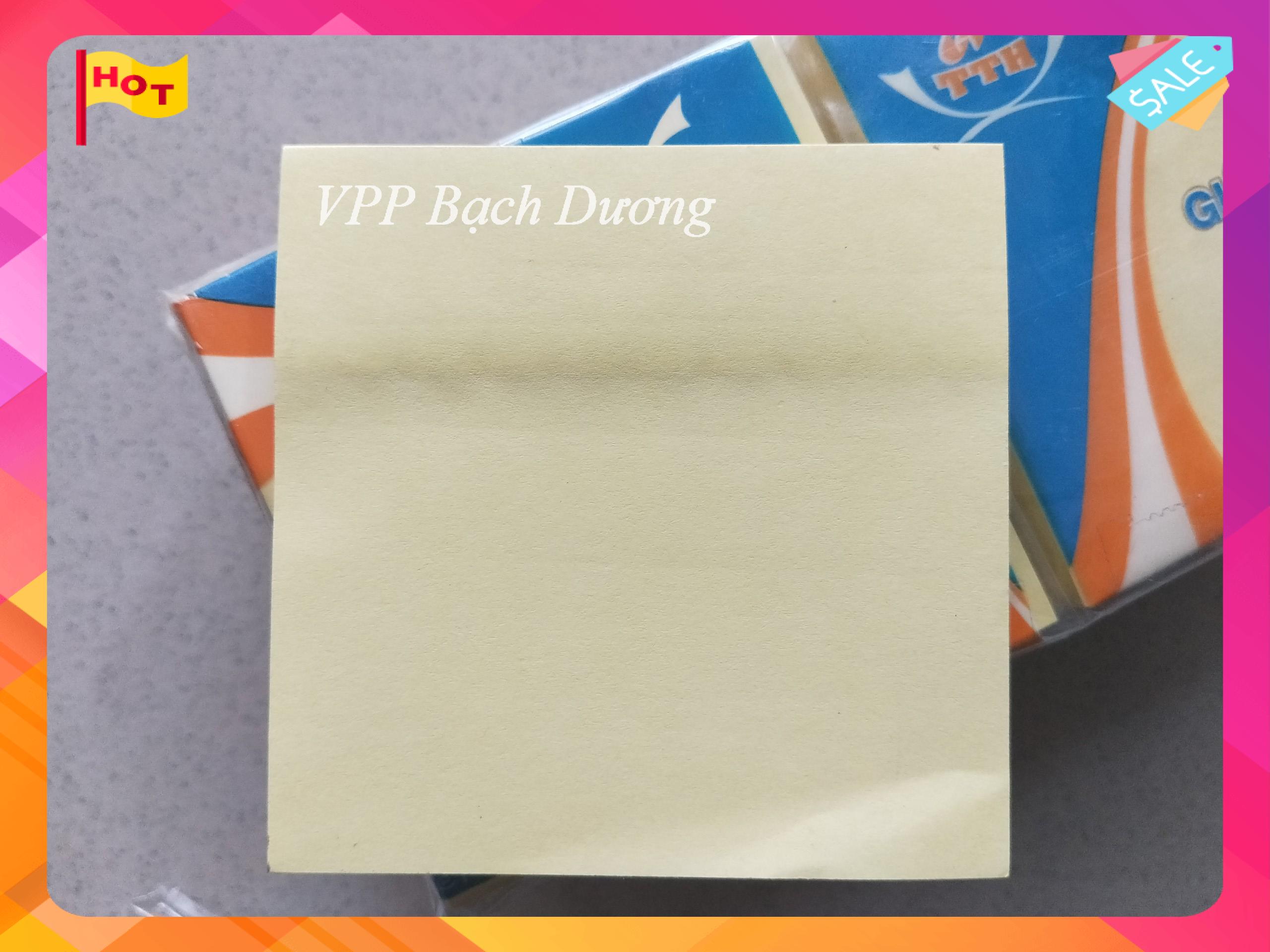 Giấy note vàng 3x3 - xấp/100 tờ