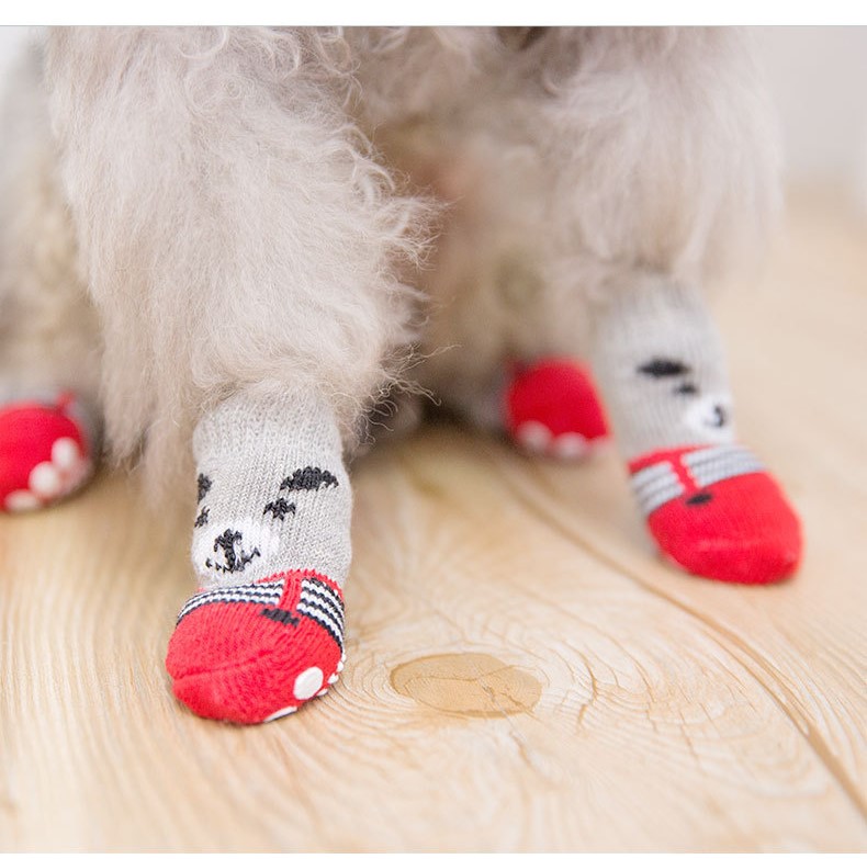 4-Legged Socks Keep Warm and Reduce Foot Dirt for Dogs and Cats -T3 Pets Shop