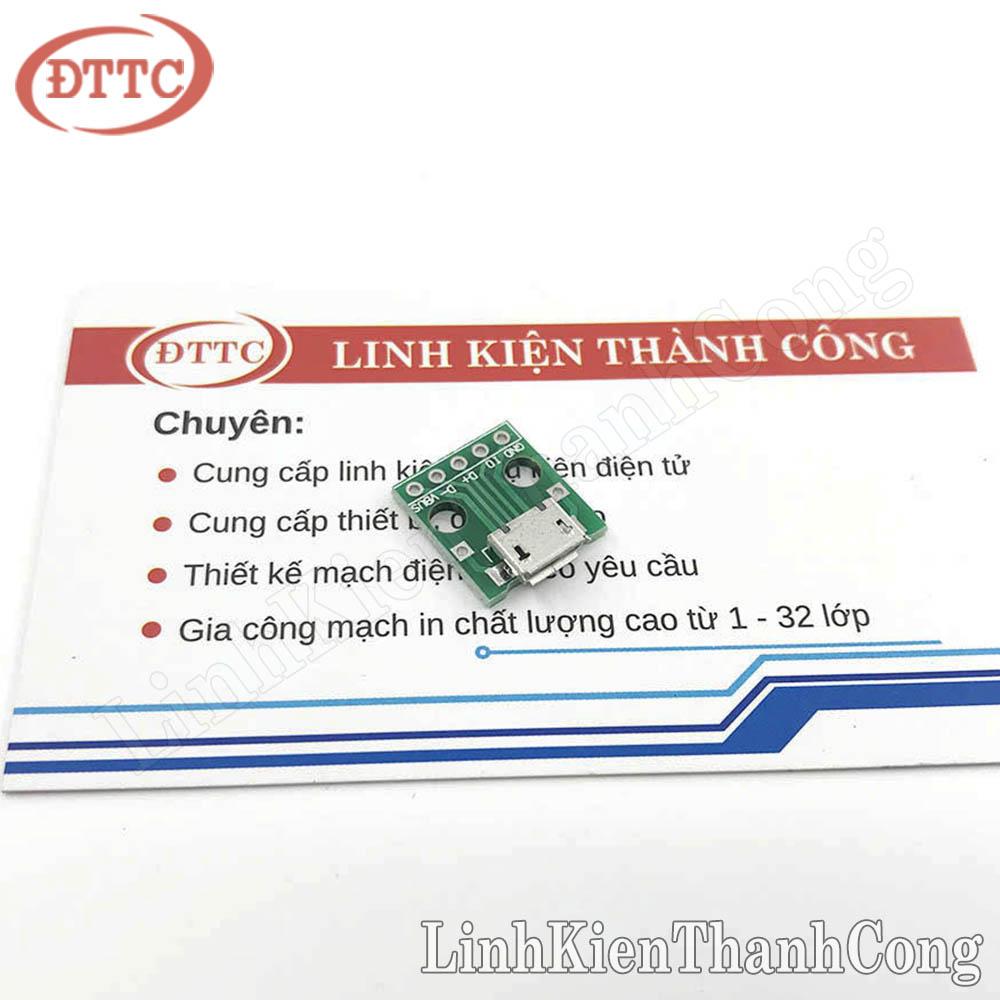 Module Chuyển MicroUSB Sang DIP 5 Chân