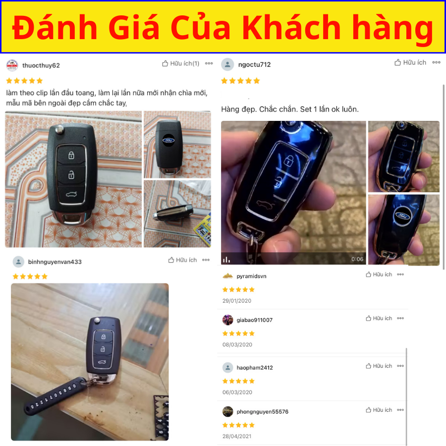 Chìa khoá remote Ford Focus, Momdeo, Fiesta