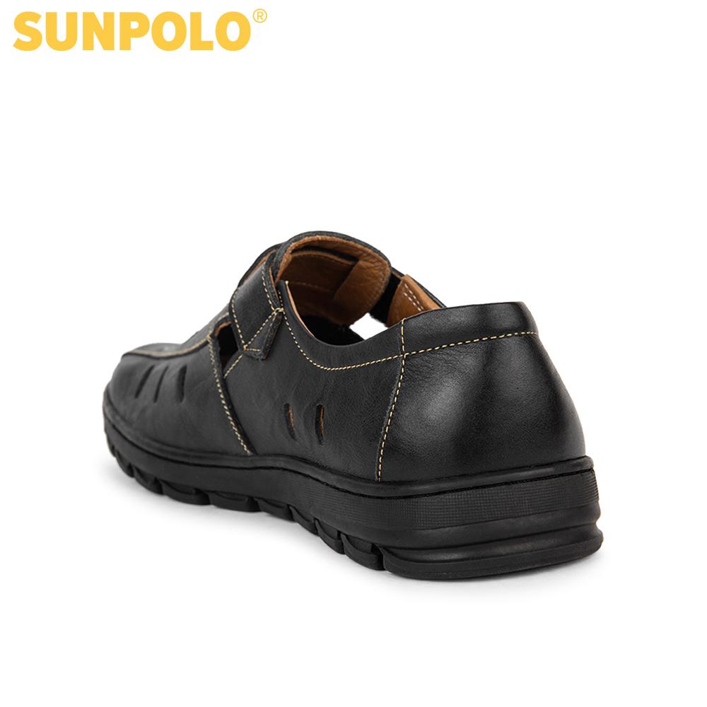 Giày Rọ Nam Da Bò SUNPOLO STA680 (Đen, Nâu)