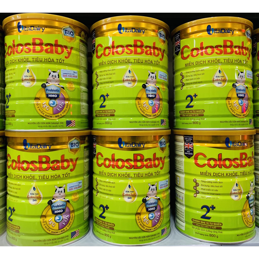 Sữa Colosbaby Bio Gold 2+ 800g (từ 2 tuổi)