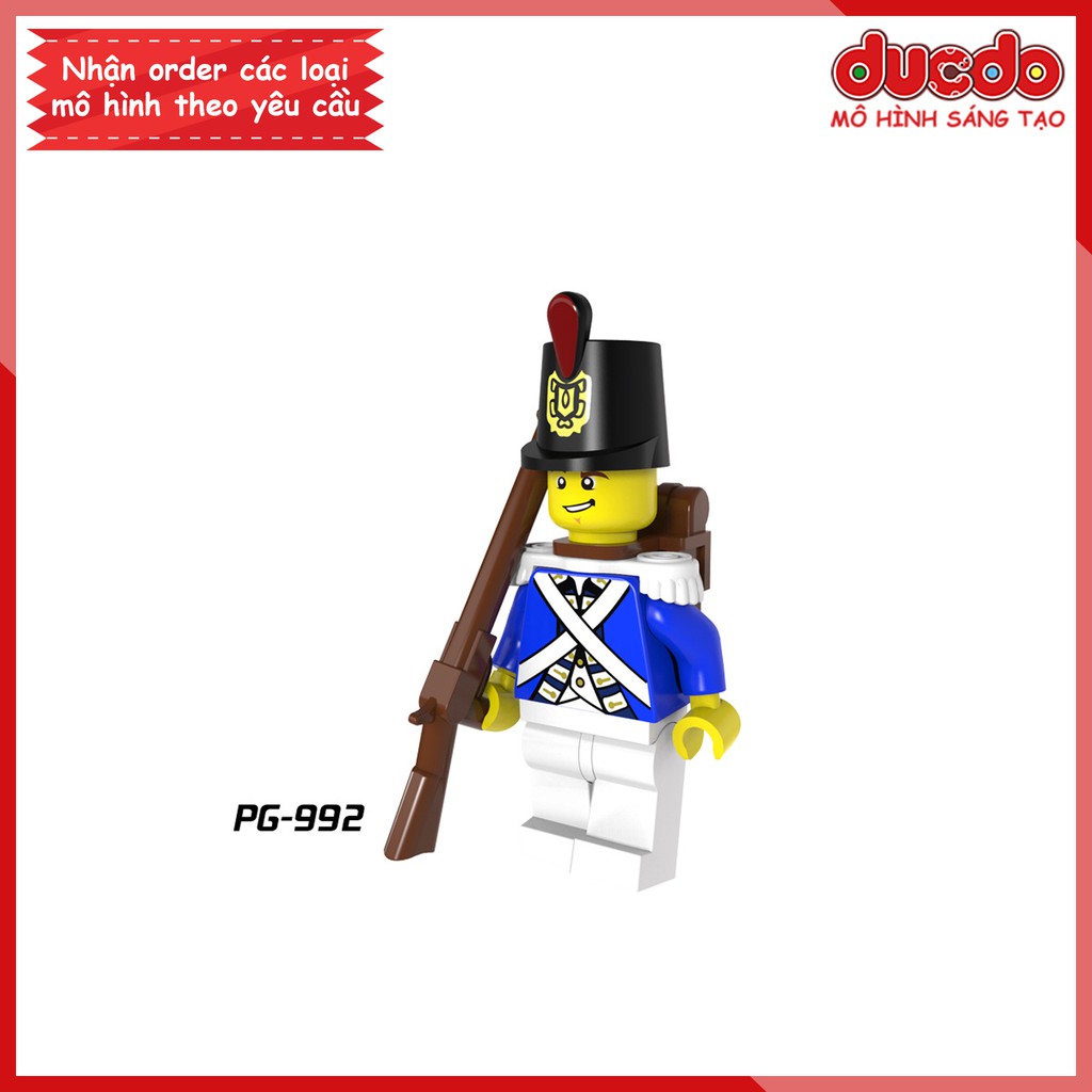 Minifigures lính hải quân hoàng gia - Nhận build quân số lượng lớn - Đồ chơi Lắp ghép Xếp hình Mini Mô hình POGO