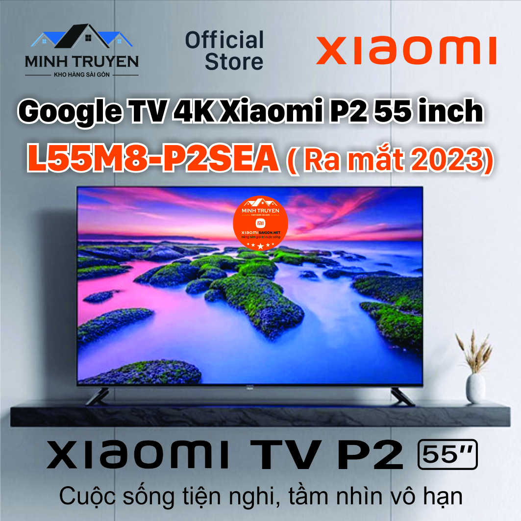 Google tivi xiaomi a full hd 55 inch l55m8-p2sea - chính hãng 100%