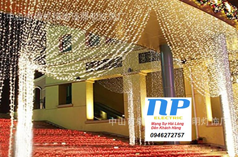 DÂY ĐÈN LED CHÓP KIỂU MÀN 3 MÉT X 3 MÉT - 10 SỢI