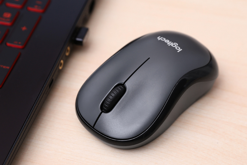 Chuột không dây Logitech Silent M220 Đen