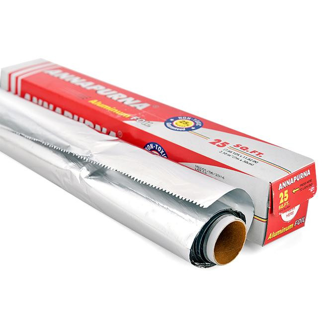 Cuộn Giấy Bạc Bọc Thức Ăn Tiện Dụng 5m
