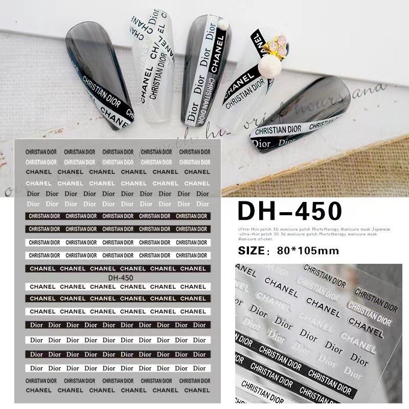 Sticker hình dán trang trí móng các mẫu siêu HOT