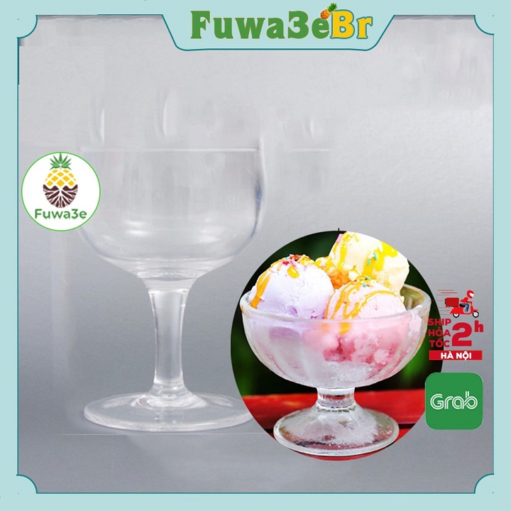 Premium Vietnamese transparent Meka plastic cup