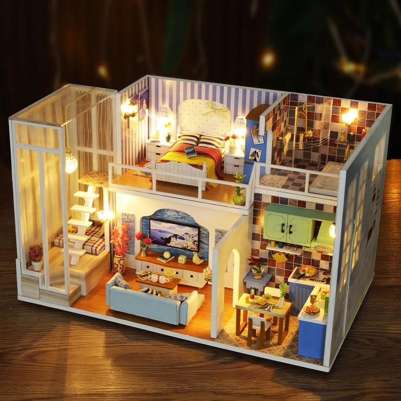 [HCM]Mô hình nhà gỗ DIY