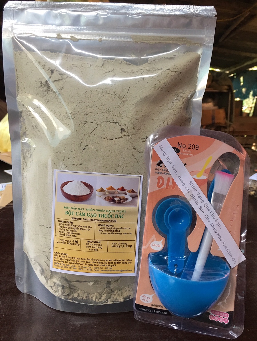 100g Bột Cám Gạo Thuôốc Bắc -  Bạch Tuyết