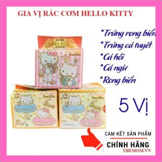 Gia vị rắc cơm thập cẩm Hello Kitty 5g 20 gói Nhật Bản cho bé thumbnail