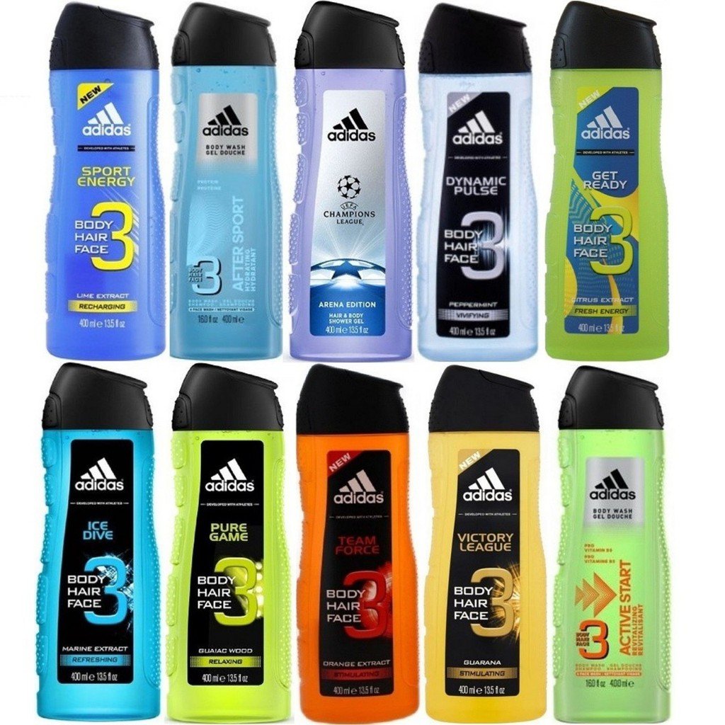 [HCM]Sữa tắm gội cho Nam Adidas DYNAMIC PULSE 400ml - Pháp