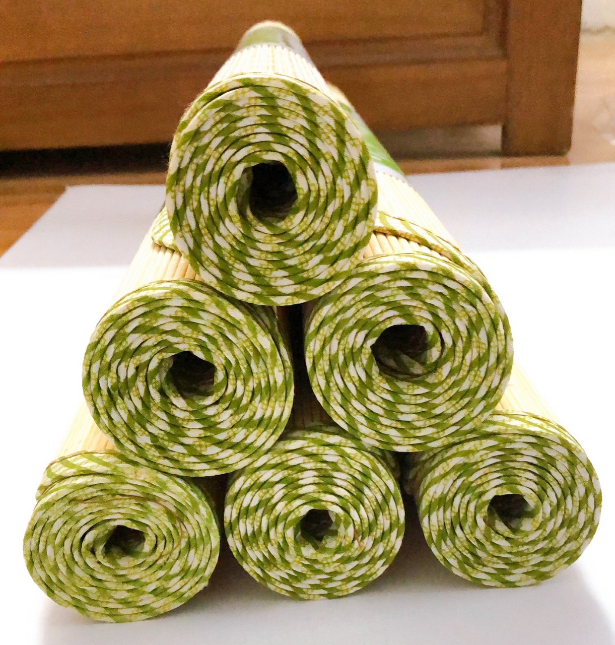 Chiếu TĂM TRE Bamboo kích thước 60×110cm ( MÀU SÁNG)