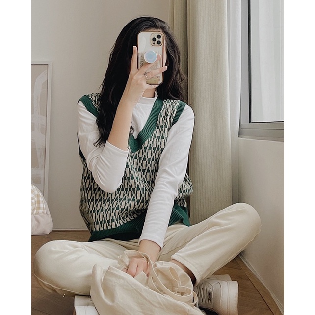 [ Ảnh thật ] Áo gile oversized 3 mẫu