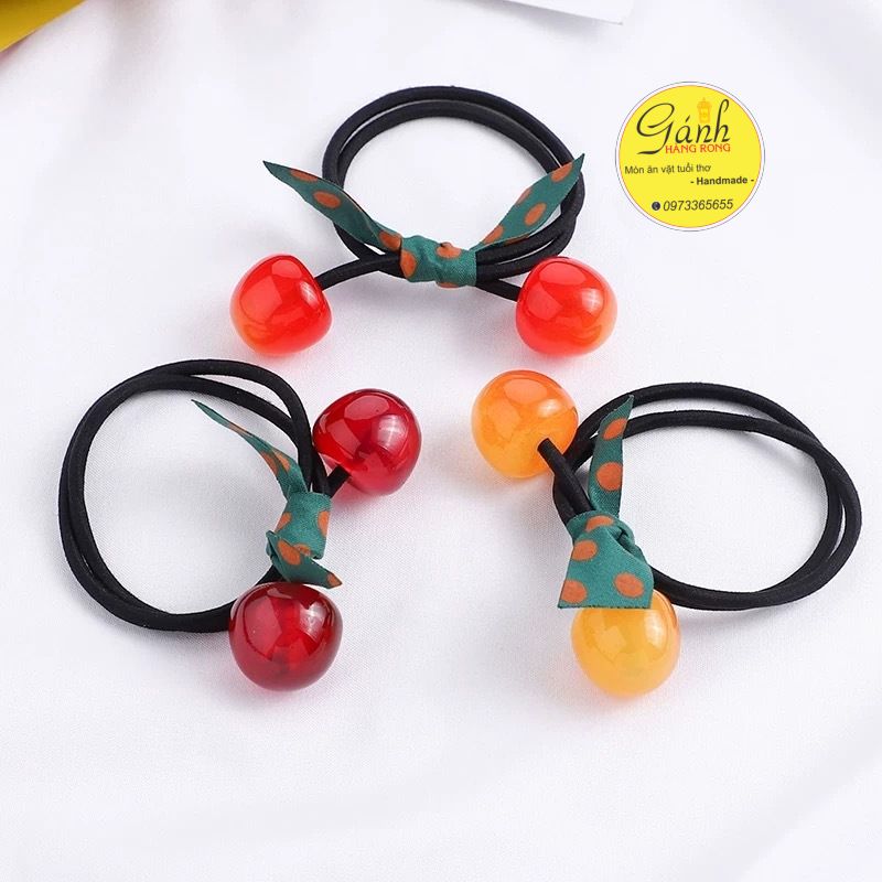 [HCM]Cột tóc quả cherry siêu CUTE