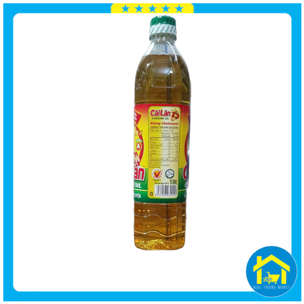 Dầu ăn Cái Lân chai 1 lít
