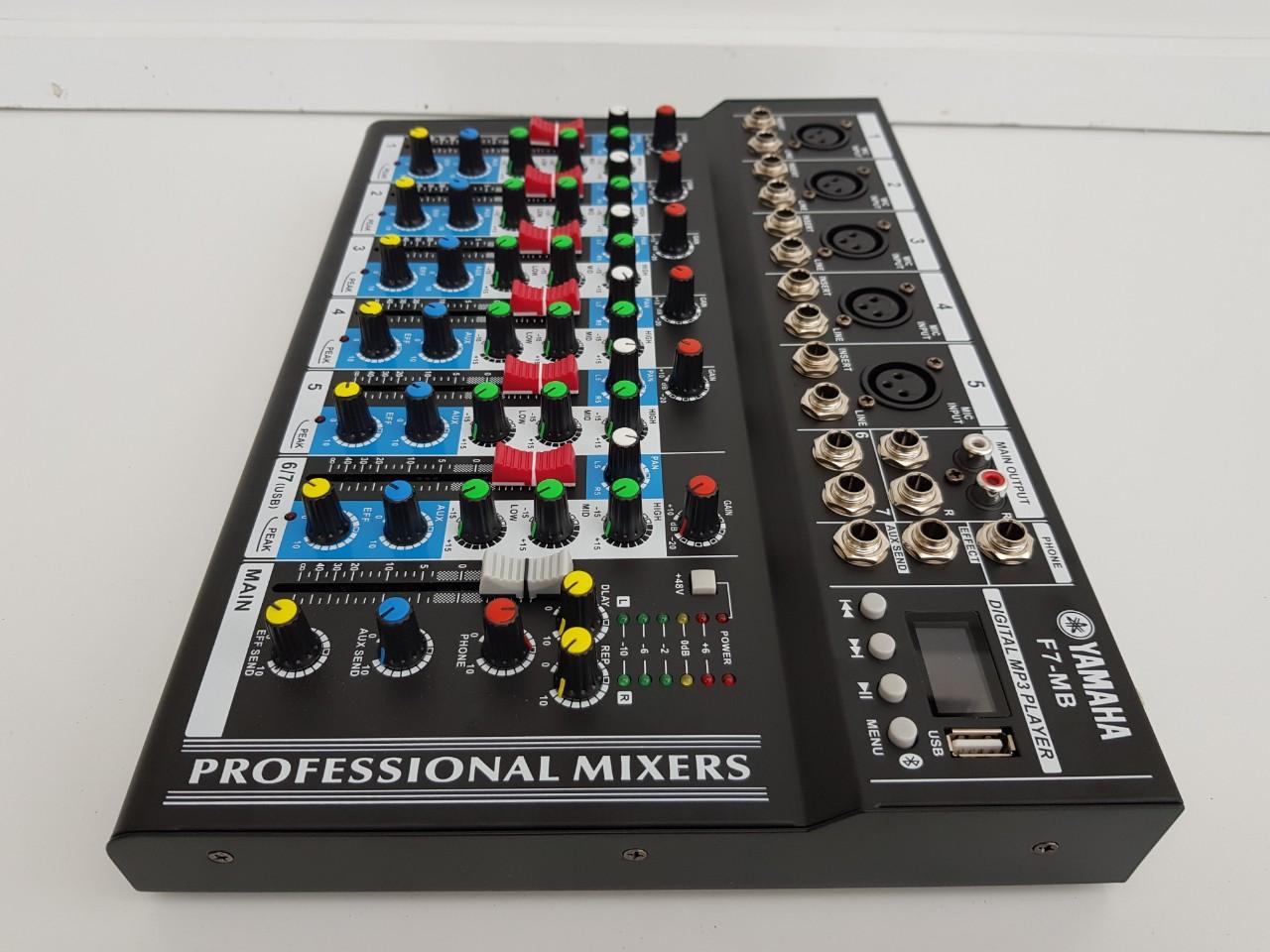 bàn trộn mixer yamaha f7 có bluetooth
