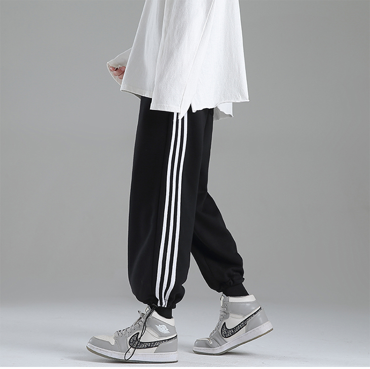 Spring Summer Zip Pockets Long Sweatpants Men Sportswear Breathable Cotton  Solid Casual Track Pants Big Size Straight Trousers - AliExpress