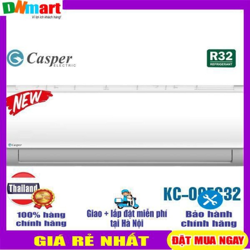 [Trả góp 0%]Điều hòa Casper KC-09FC32 9000btu 1 chiều R32 (Giao hàng miễn phí ở Hà Nội)