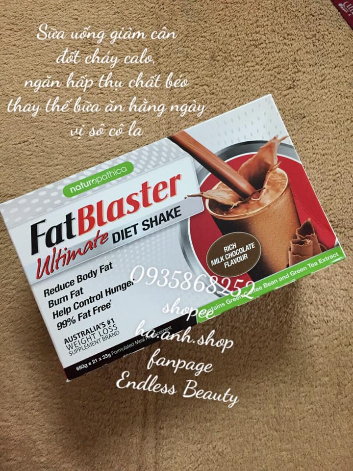 SỮA UỐNG GIẢM CÂN FATBLASTER Ultimate 21 gói x 33g