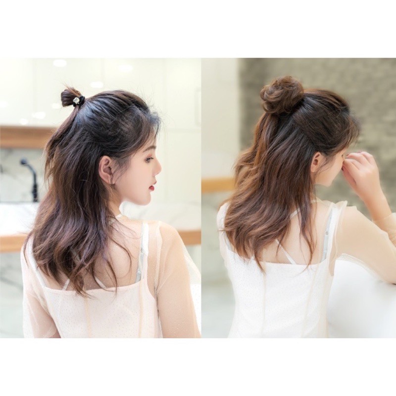 TÓC GIẢ BÚI MINI 😍BÚI DẠNG KẸP 🥰 MẪU MỚI KẸP TO