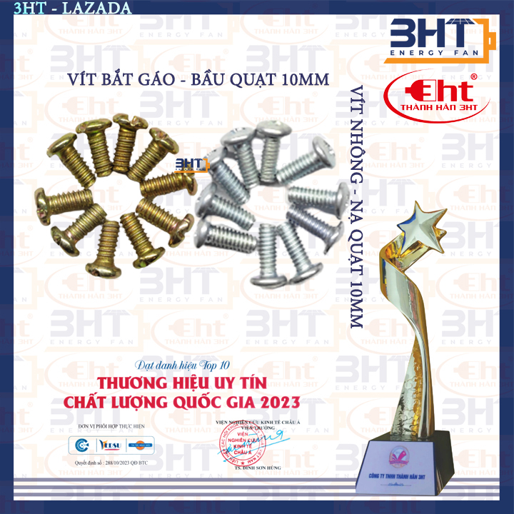 10 con ốc quạt ngắn dài - 3ht