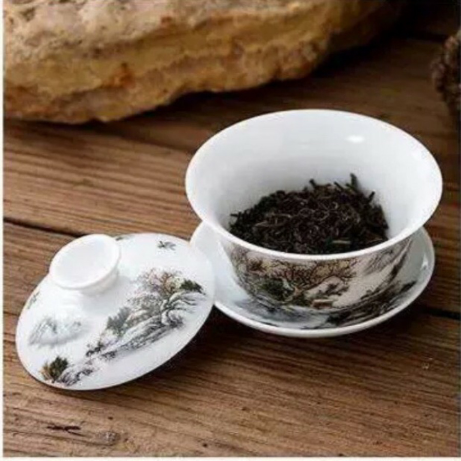 [HCM]Chén trà có nắp Kiểu cổ Trung Quốc