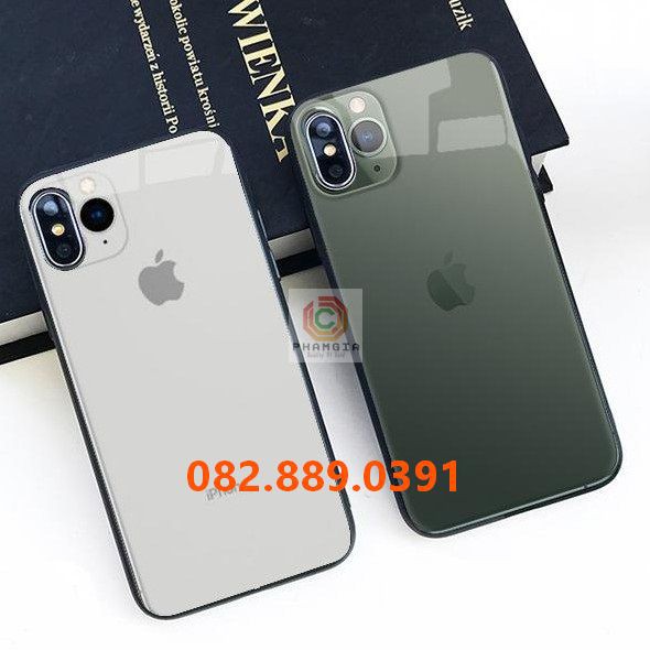 Ốp lưng giả iPhone 11 cho Xiaomi Redmi Note 7/ Note 7 Pro mặt lưng bóng siêu đẹp