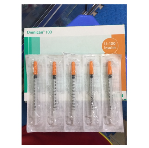 Kim Tiểu Đường 1cc/Kim Tiêm Insulin B.Braun (hộp 100 cây)