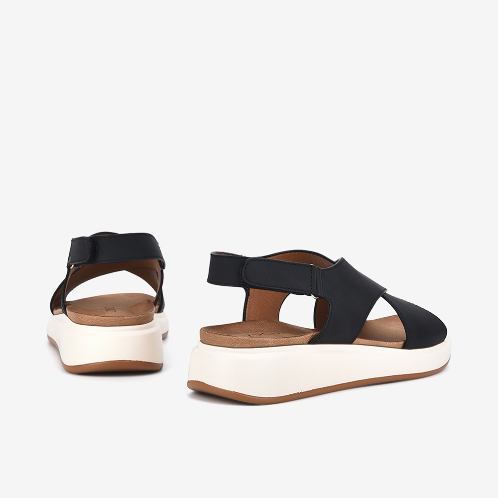 Giày Sandal Nữ Zucia Đế Bằng Quai Đôi Đan Chéo - SHLD6