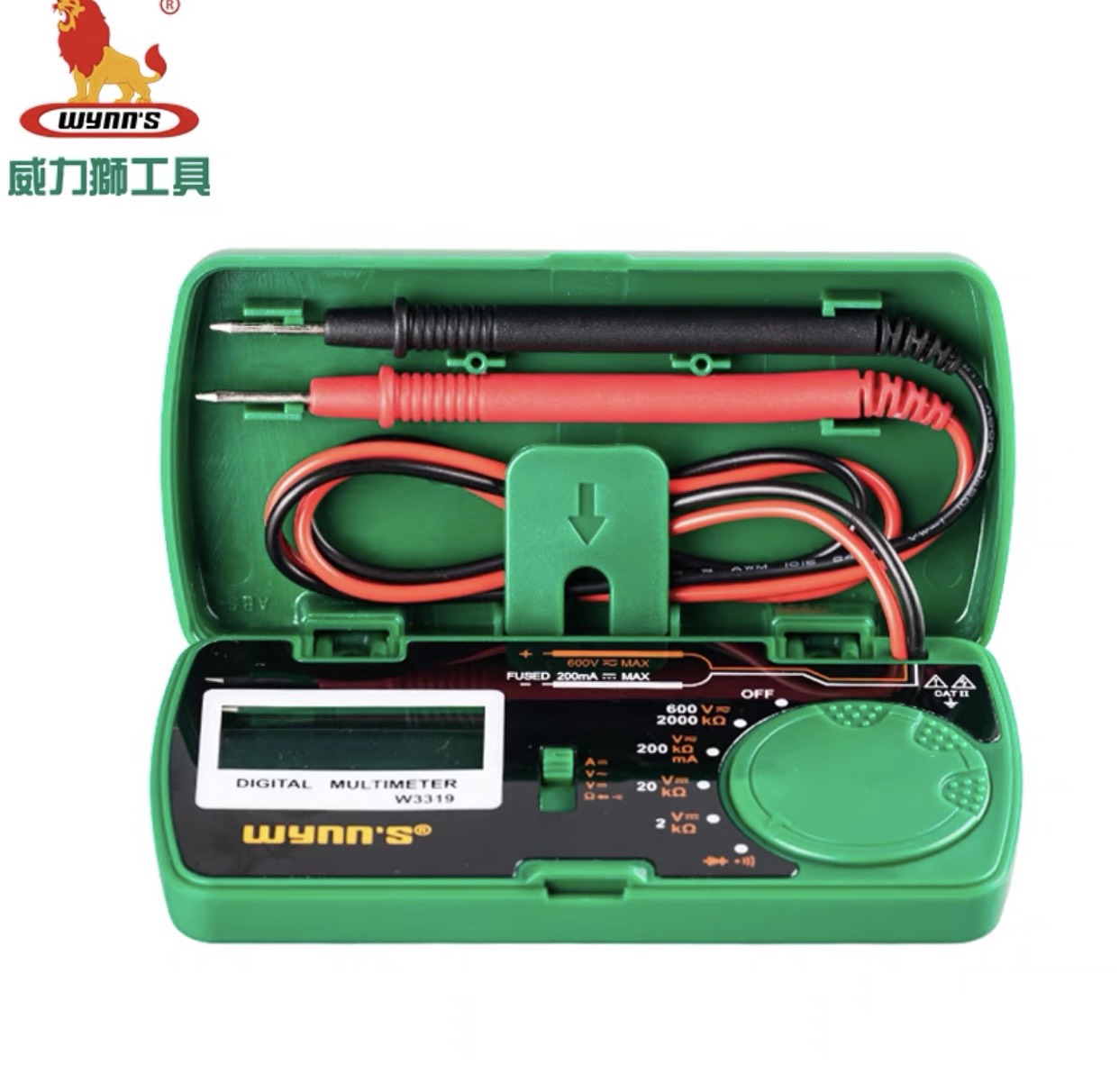 Đồng hồ vạn năng Wynn W3319,đồng hồ vạn năng điện tử kỹ thuật số,đồng hồ hẹn giờ,đồng hồ đo điện tử,đồng hồ đo điện,đồng hồ đa năng,máy đo vạn năng,máy đo điện năng,đồng hồ đo điện trở