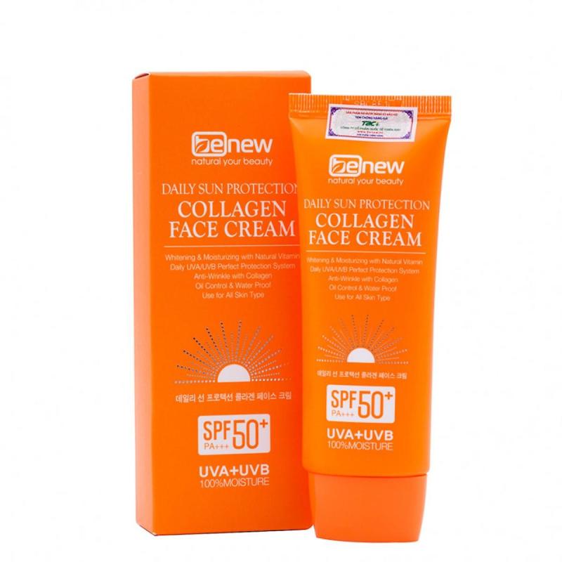 Kem chống nắng dành cho mặt Benew Daily Sun Protection Collagen Face Cream 70ml