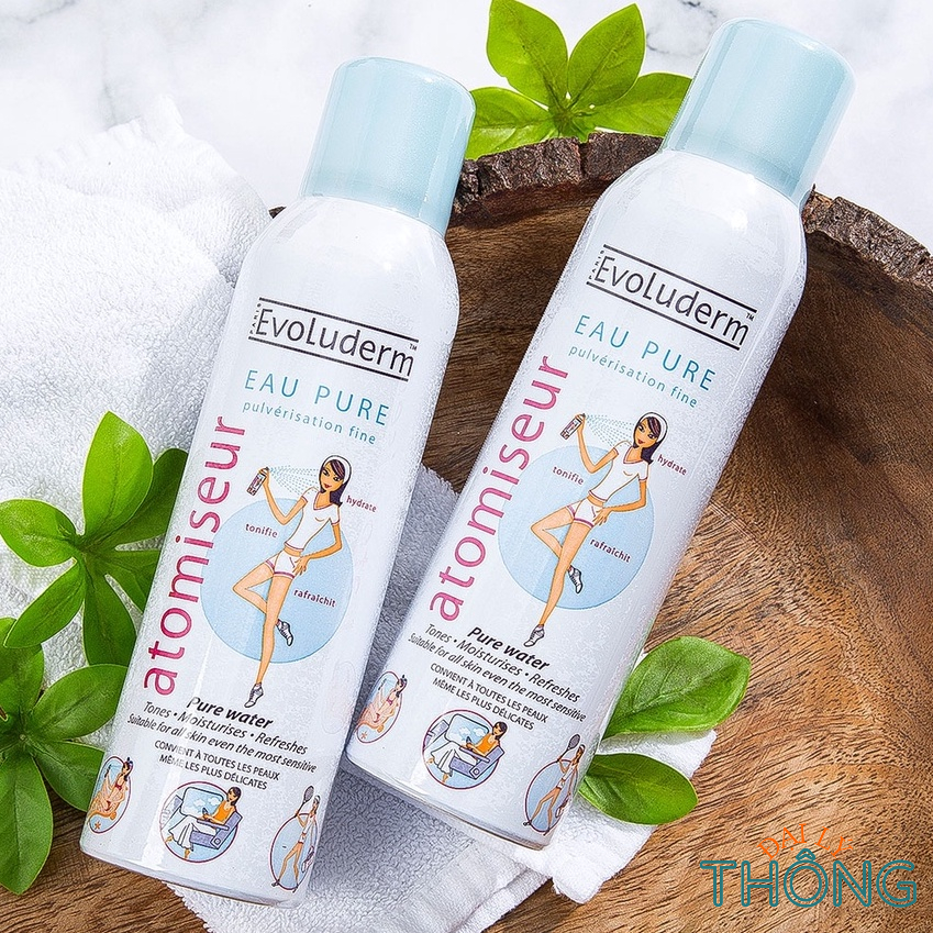 EVOLUDERM Atomiseur Eau Pure (400ml - 150ml)