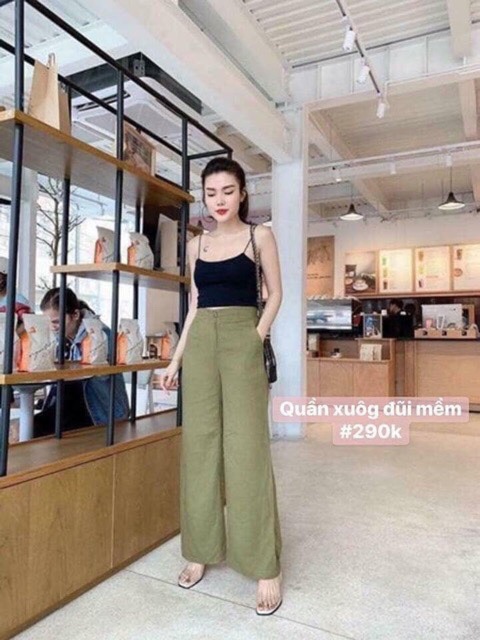 Áo 2 dây bún chất đẹp, siêu co giãn