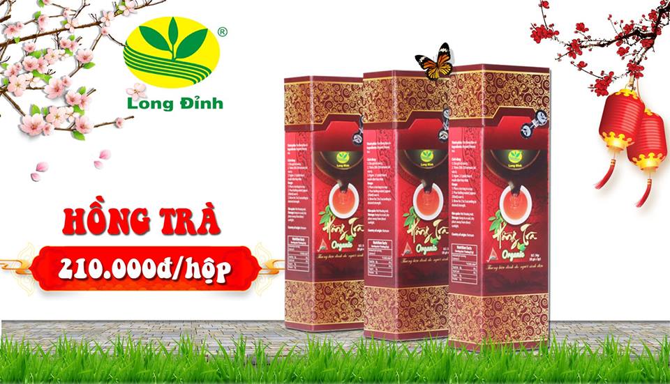 Hồng Trà Ô Long Long Đỉnh hộp 54 gram
