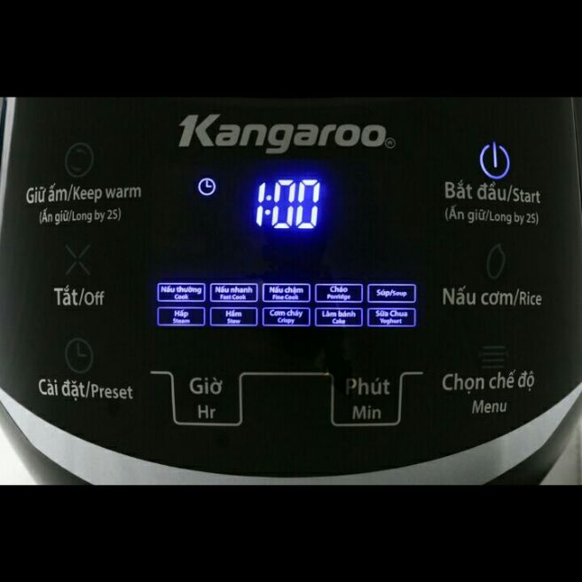 Nồi cơm điện tử 1.8 lít Kangaroo KG595 .. mới 100%