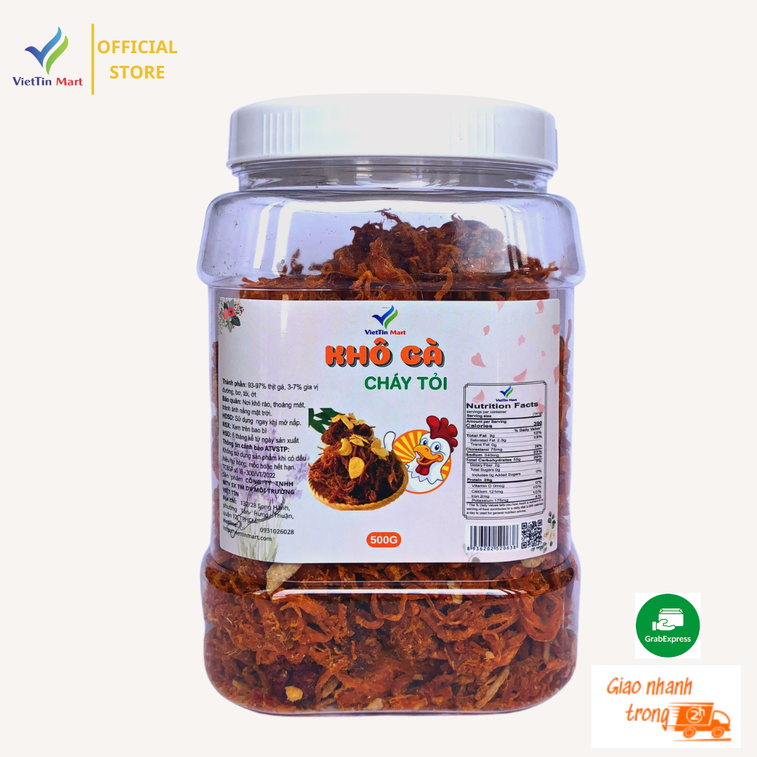 Khô gà cháy tỏi 1kg