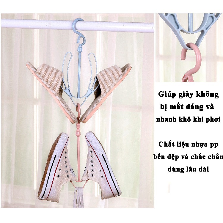 ⛔GIADUNGHOALONG⛔ Móc phơi giày (LOẠI 2 MÓC)