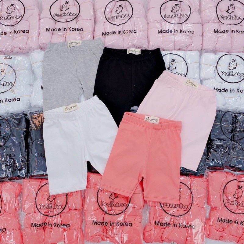 Quần legging ngố xuất dư cho bé gái