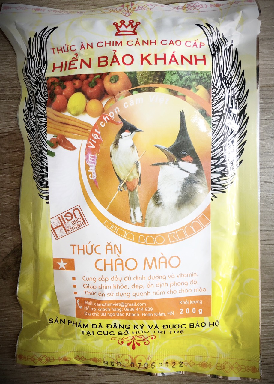 Cám chim Chào Mào Sao Hiển Bảo Khánh