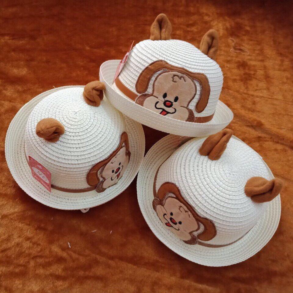[FreeshipMax] NÓN EM BÉ, Mũ cói trẻ em cực dễ thương - MUNON93
