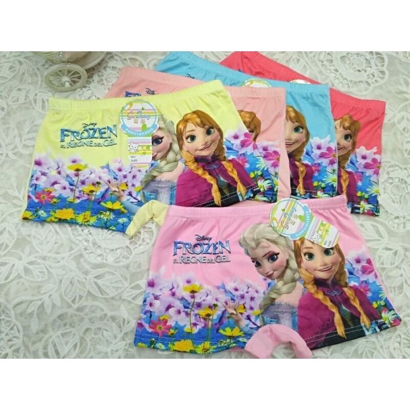 10 cái quần chip elsa cho bé gái mặc ở nhà trông đầm váy  đẽ thương. phù hopwg từ 2 -6 tuổi