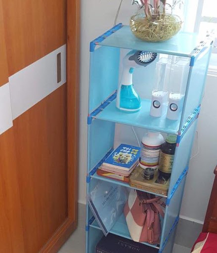 Kệ Sách 4 tầng khung inox